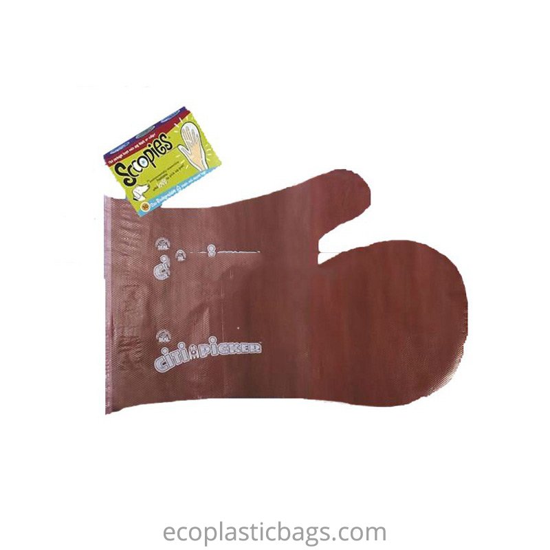 Bioplastic Dog Poop Mitten