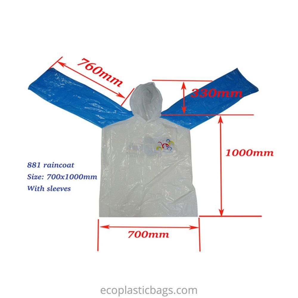 Bioplastic Rain Poncho