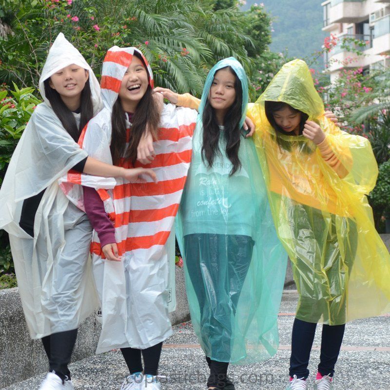 Biodegradable Rain Poncho